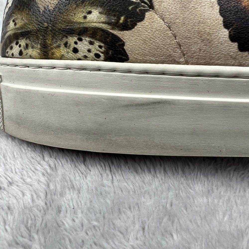 Givenchy Butterfly Women 9 Slip On Shoes Beige Leather Sneakers Designer Fashion - Picture 4 of 16